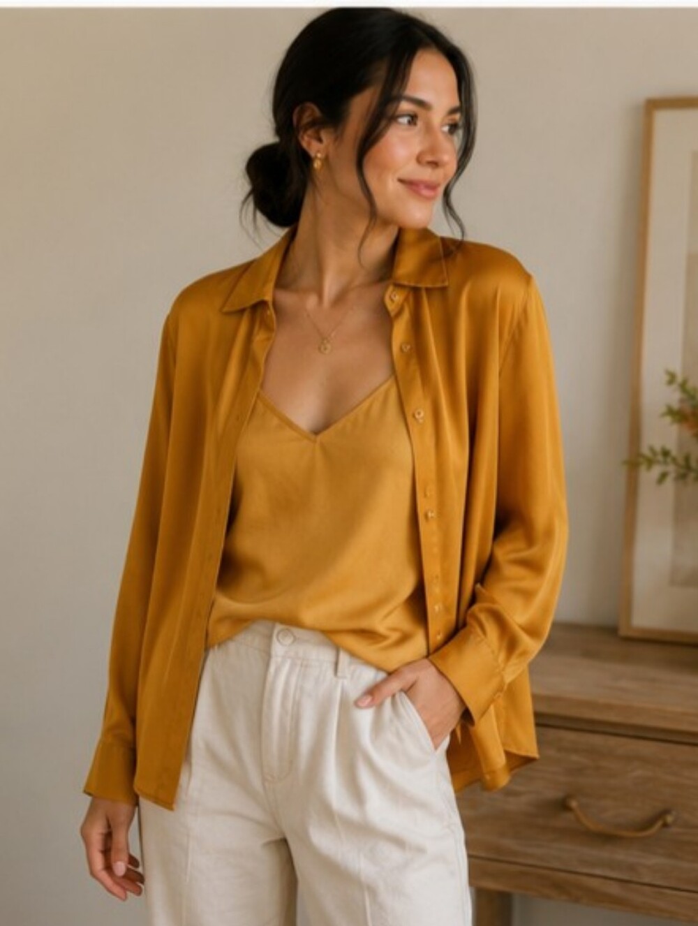 Forever 21 blouse and tank top set Small
